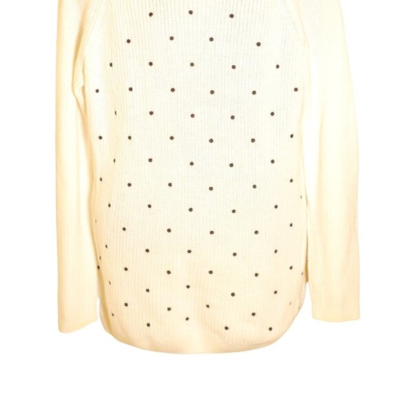 ELLE WHITE WOLL SEWATER SIZE MEDIUM - Picture 2 of 3